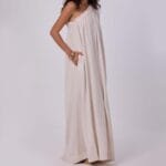 Dijah Linen Maxi Dress - Image 5