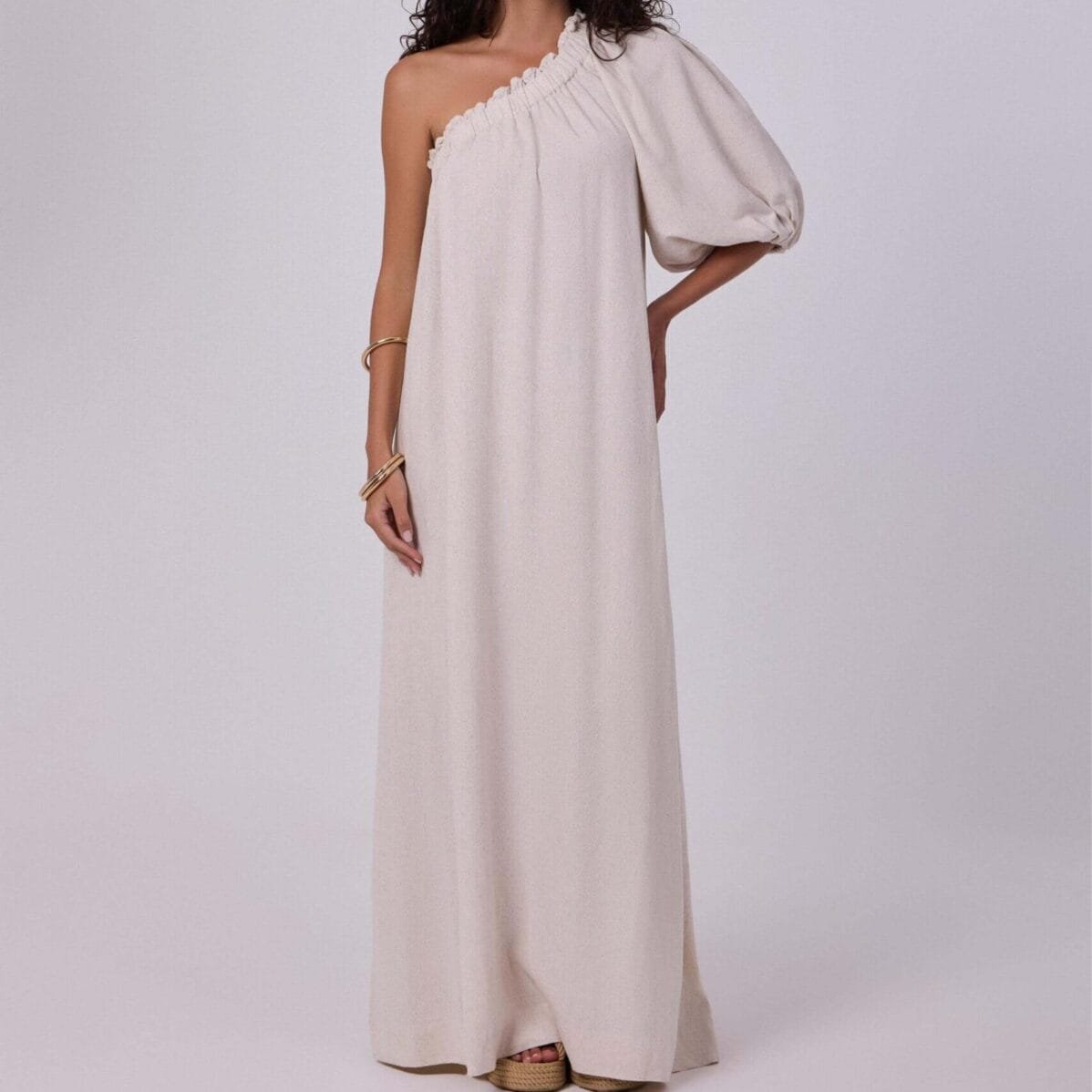 Dijah Linen Maxi Dress - Image 4