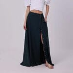 Nora Maxi Linen Skirt - Image 2