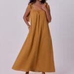 Nadia Linen Maxi Dress - Image 8