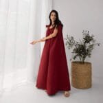 Nadia Linen Maxi Dress