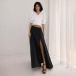 Nora Maxi Linen Skirt - Image 4