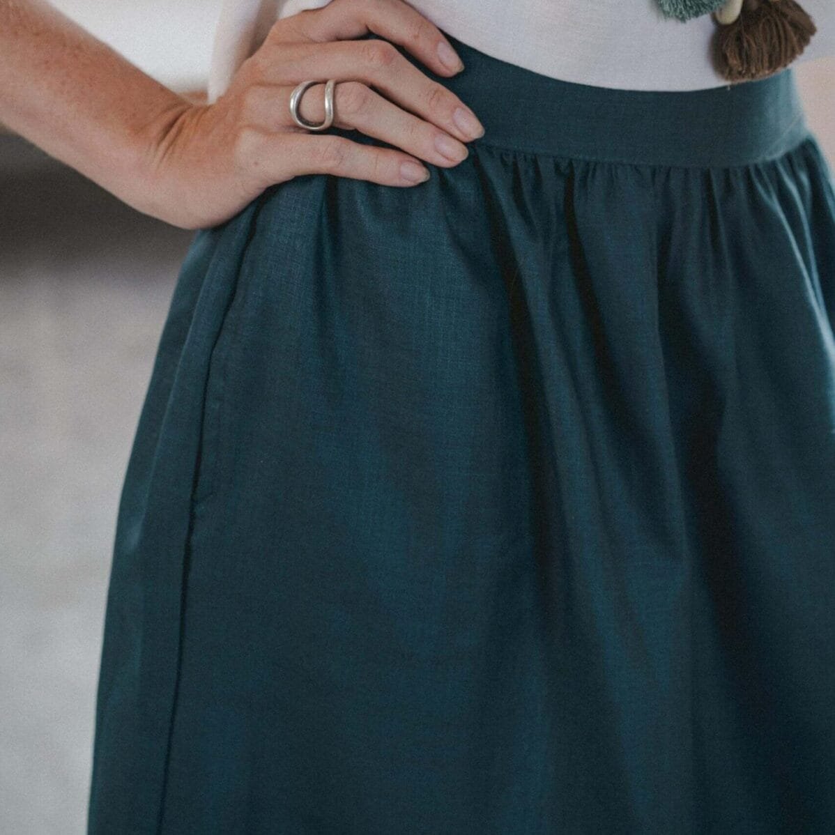 Lana Skirt Linen Cotton Blend - Image 4