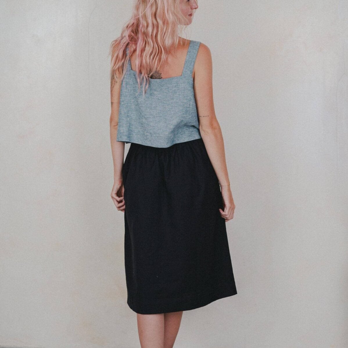 Lana Skirt Linen Cotton Blend - Image 13