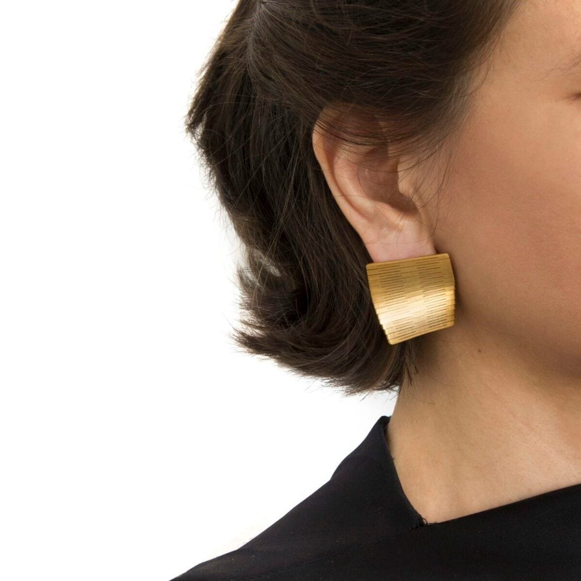 Liquify Square Earrings - Image 2