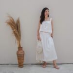 Lana Skirt Linen Cotton Blend