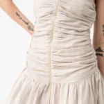 Dune Drape Short Dress - Image 7