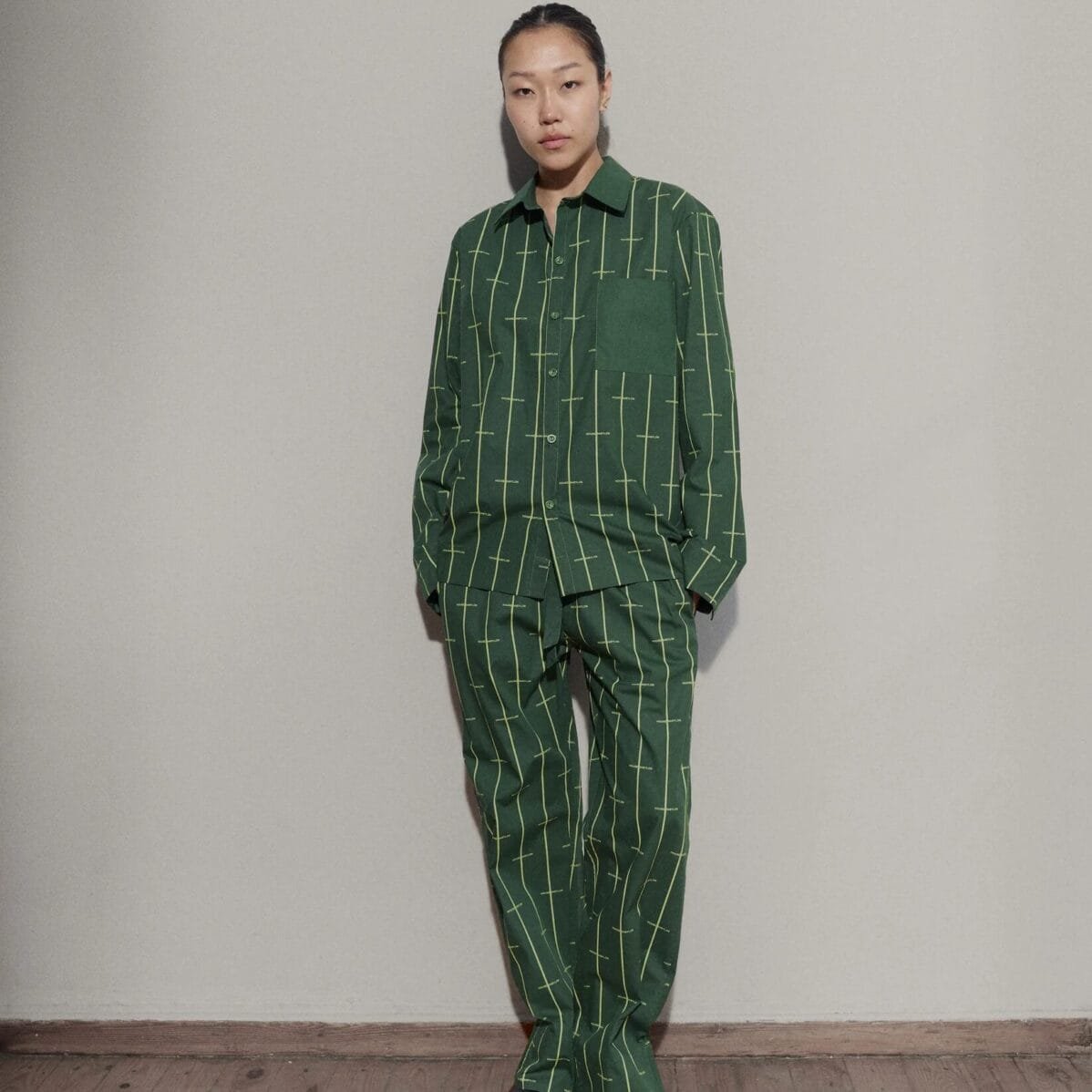 House Babylon Stripe Shirt LS - Image 2