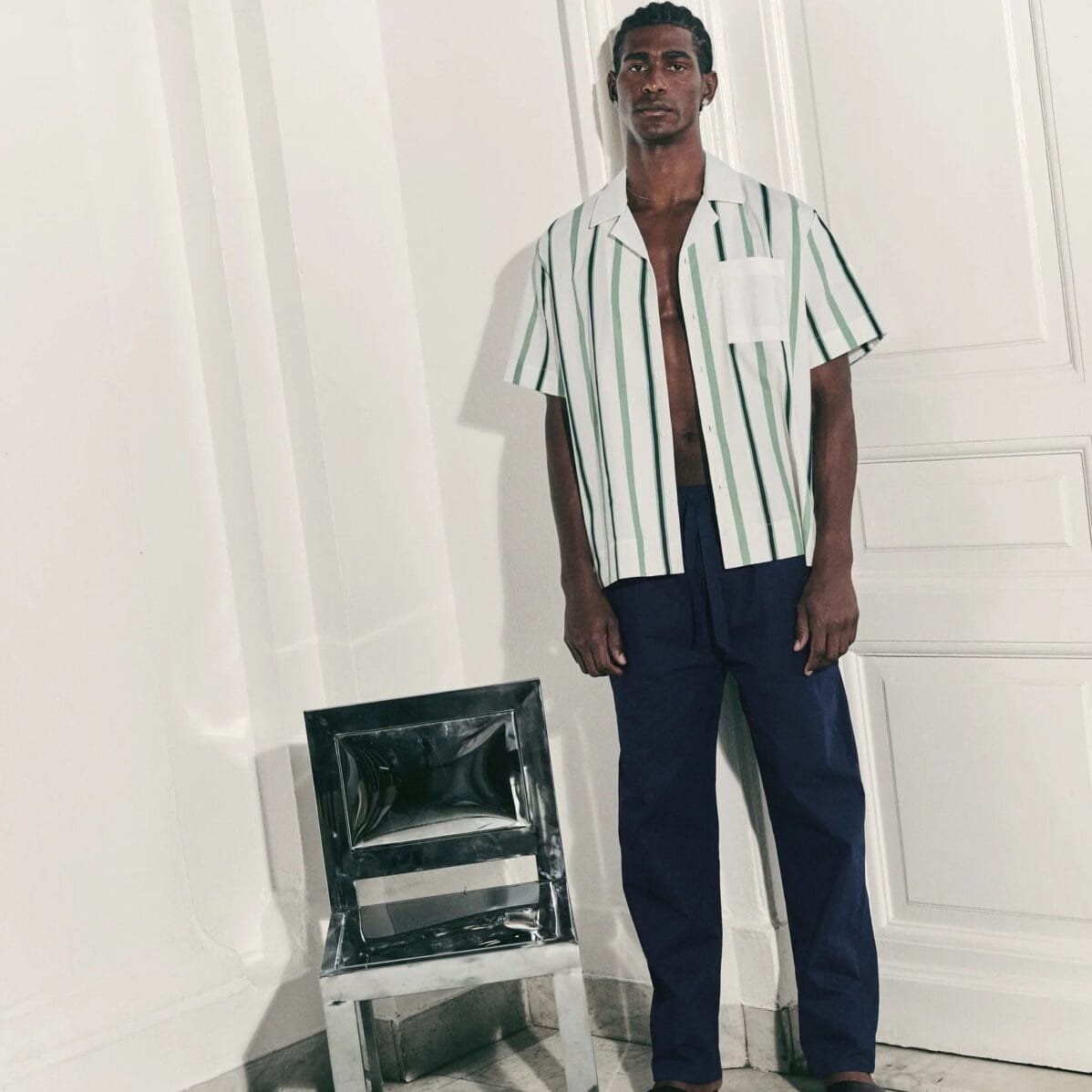 Trad Stripe Shirt - Image 4