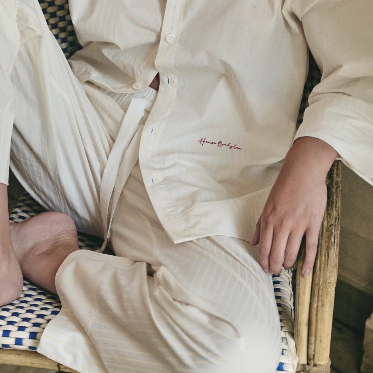 Pinstripe Trousers - Image 3