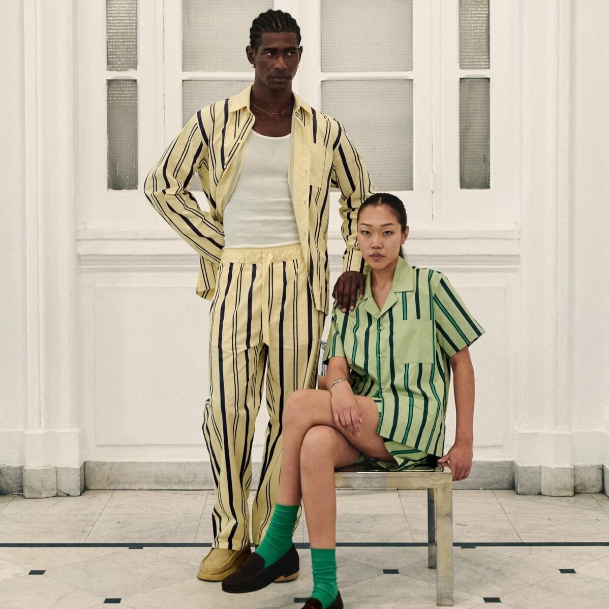 Trad Stripe Trousers - Image 5
