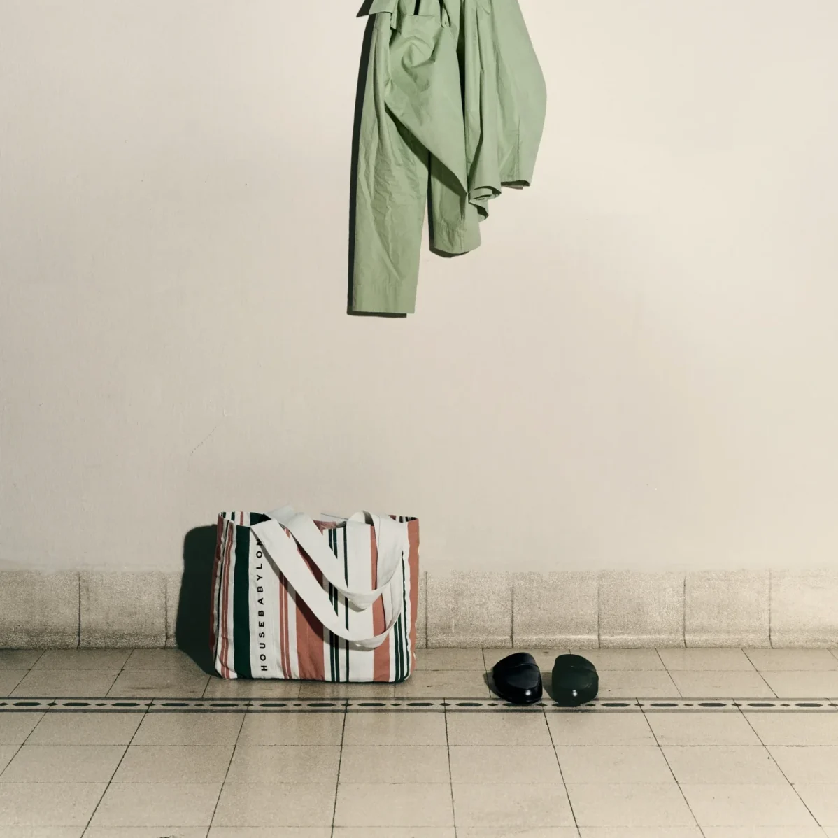 Striped Tote Bag - Image 2