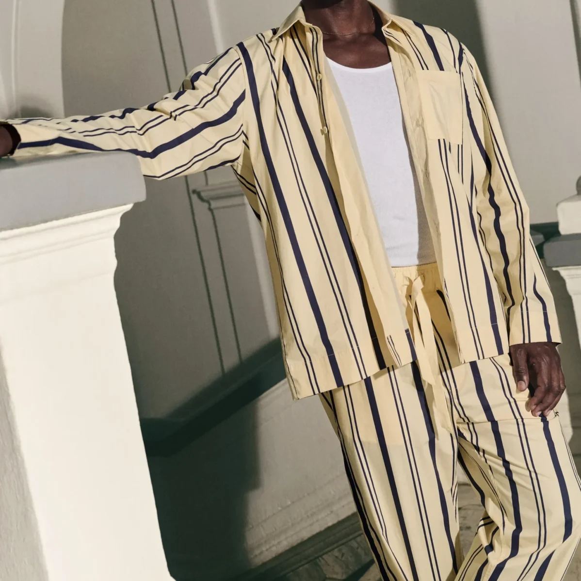Trad Stripe Shirt LS - Image 3