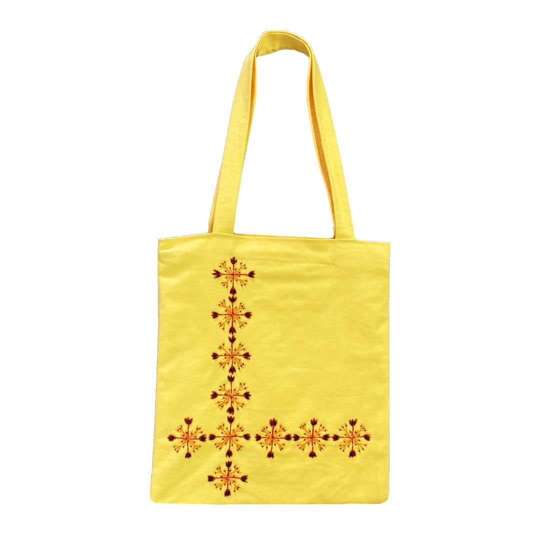 Hand Embroidered Tote Bag