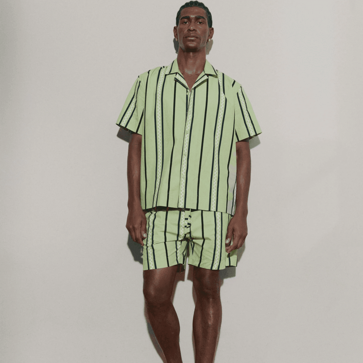 Wave Stripe Shorts - Image 2