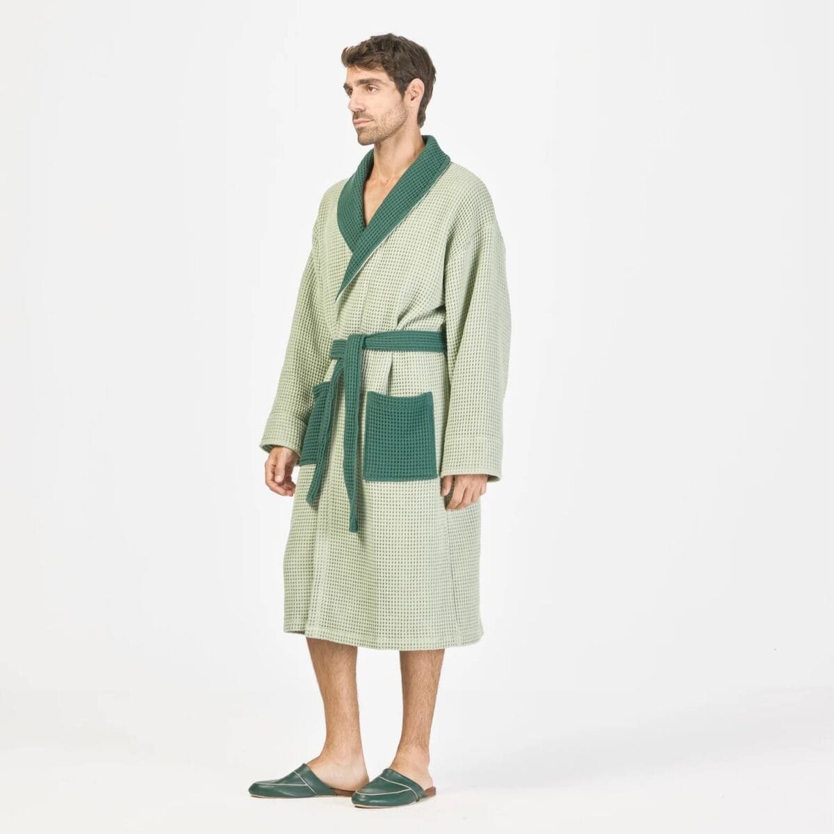 Two Tone Bathrobe - Image 4