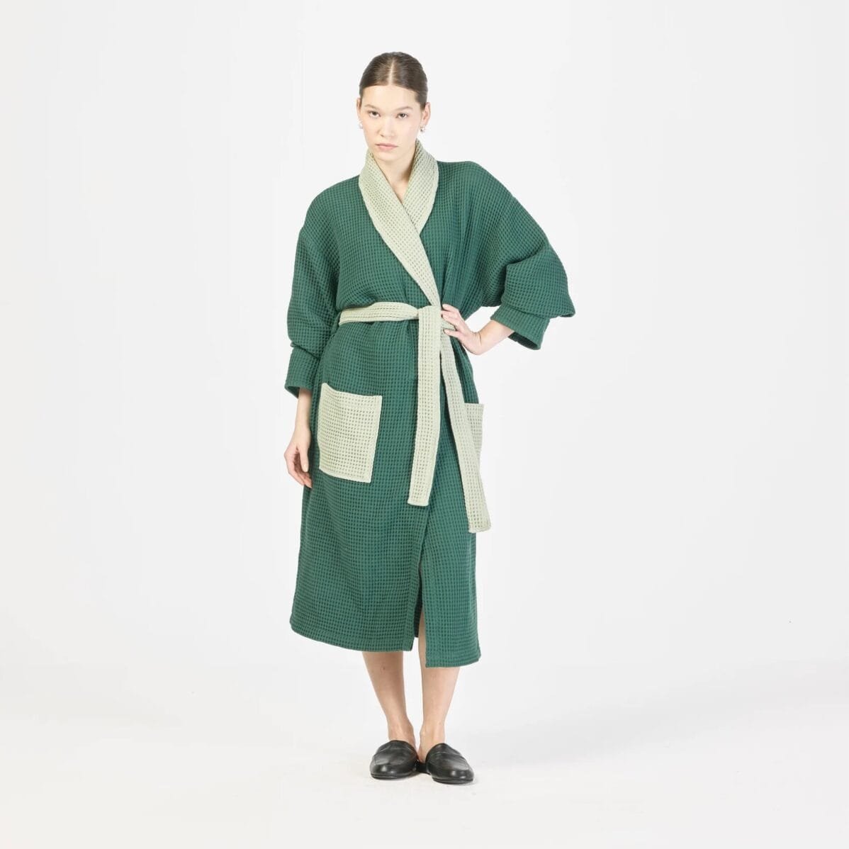 Two Tone Bathrobe - Image 9