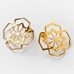 Qaitbey Minaret Pattern Earrings