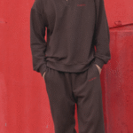 Pique Straight Trousers - Image 4