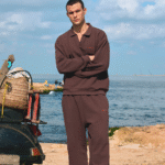Pique Straight Trousers - Image 3