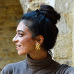 Qaitbey Minaret Pattern Earrings - Image 2