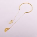 Constellations Half Moon Open Necklace On Choker - Image 2