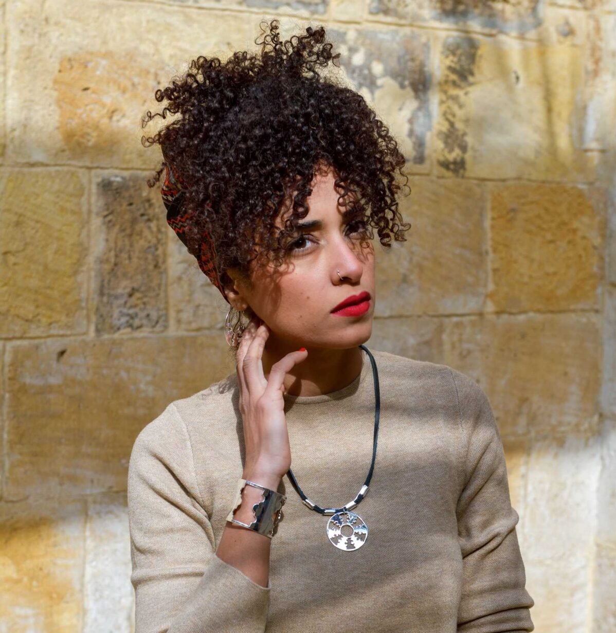 Qaitbey Joggled Voussoirs Round Pendant - Image 2