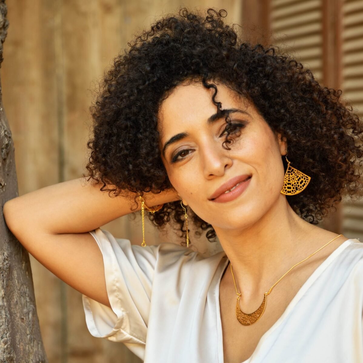 Dancing Lozenges Earrings - Image 2