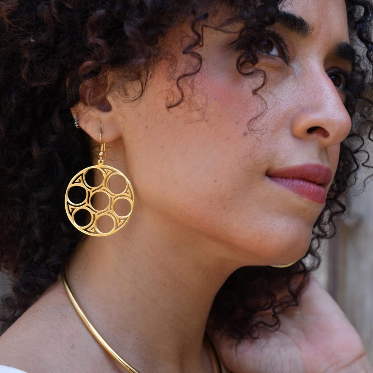 Timeless Circles Earrings - Image 2