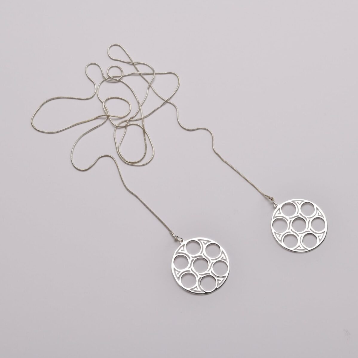 Timeless Circles Open Necklace - Image 3