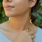 Fish Of Good Omen Dangling Symmetrical Earrings - Image 3