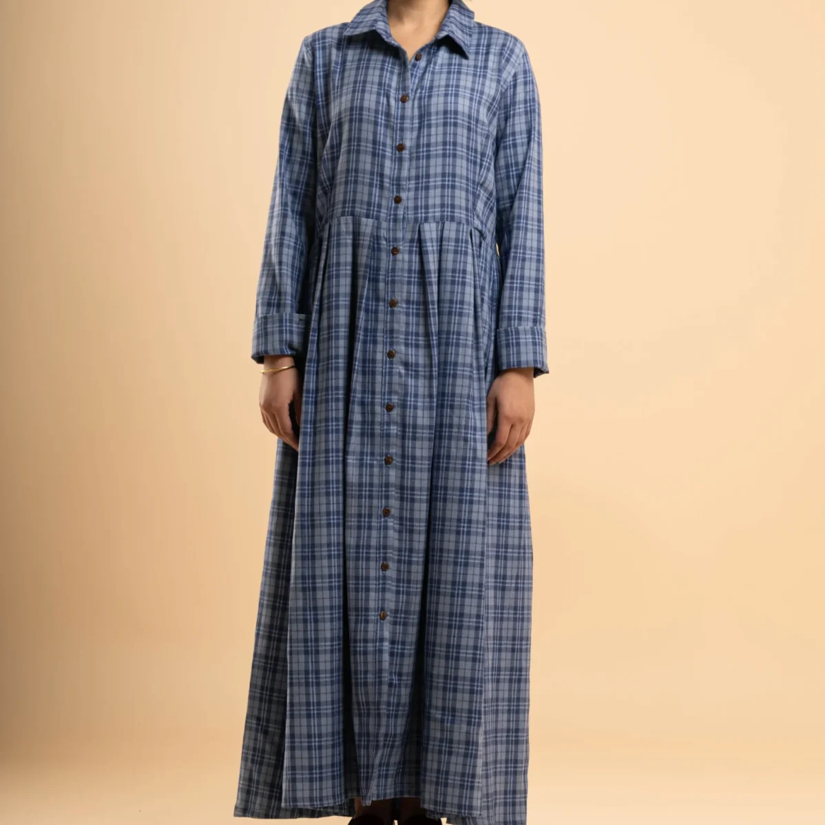 Plaid Shirt Dress - Image 3