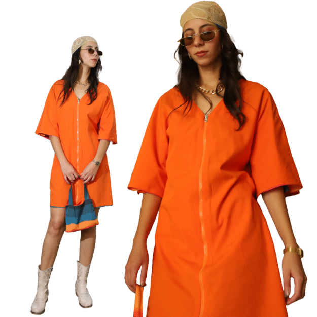 Short Sleeve 4 in 1 Cardigan Dress