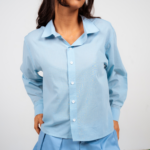 Boxy Cropped Shirt - Image 7