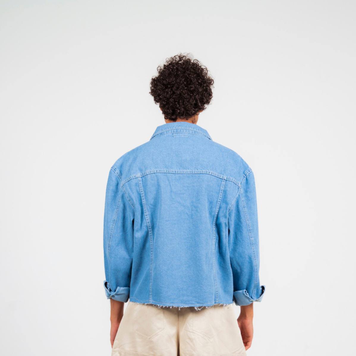 Boxy Oversized Denim Jacket - Image 4