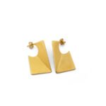 The Fold Rectangle Earrings - Image 2