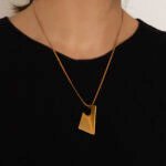 The Fold Rectangle Pendant - Image 2