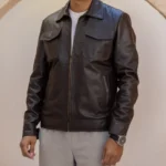 The Form – Pocket Leather Jacket - Image 3