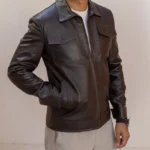 The Form – Pocket Leather Jacket - Image 4