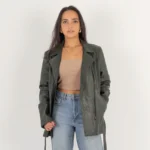 The Origin – Medium-Length Biker Jacket - Image 2