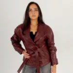 The Poise – Belted Elegant Short Jacket - Image 4