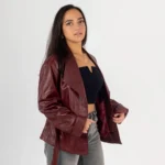 The Poise – Belted Elegant Short Jacket - Image 3
