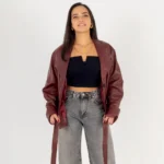 The Poise – Belted Elegant Short Jacket - Image 2