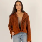 The Fringe – Suede Jacket with Fringes - Image 2