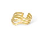 Dancing Pattern Flat Ring