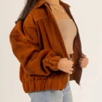 The Flow – Suede Slouchy Oversized Jacket - Image 3