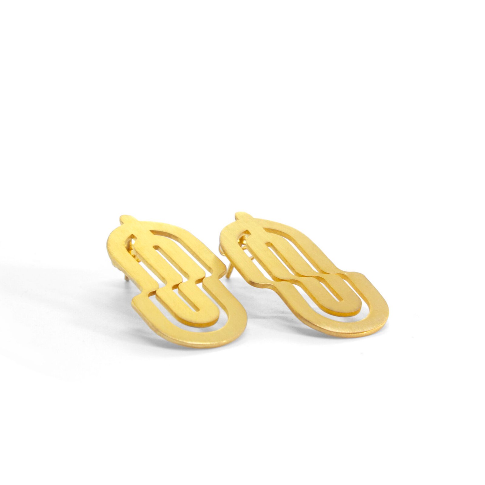 post earrings1 Trompe l'oeil Post Earrings - Image 1