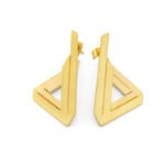 The Impossible Triangle Twisted Earrings