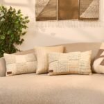 Rectangle Checkered Kilim Cushion V.1