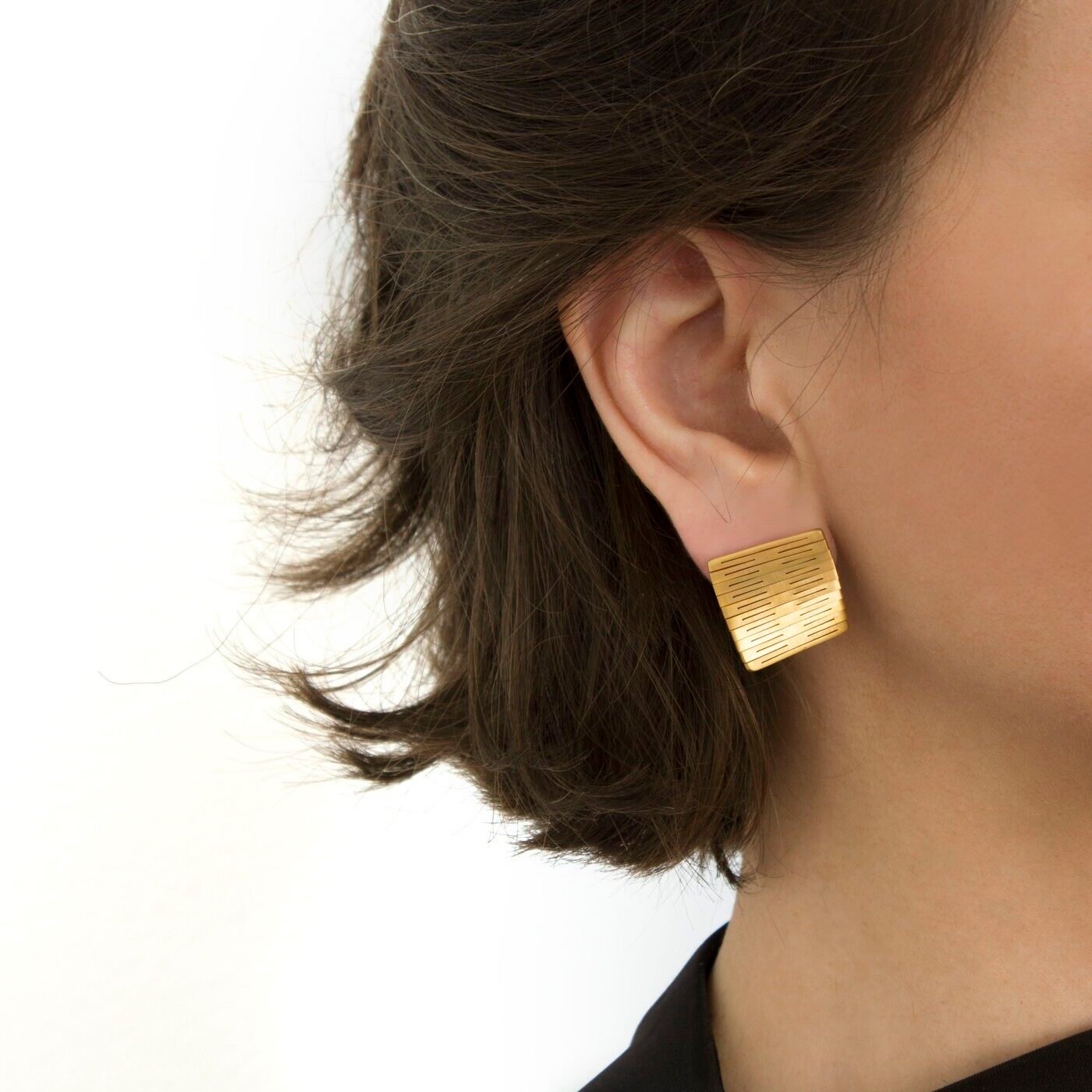 Liquify Square Earrings